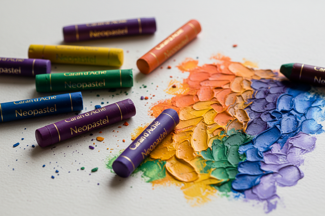 Creating Stunning Textures and Layers: A Detailed Review of Caran d’Ache Artist Neopastels