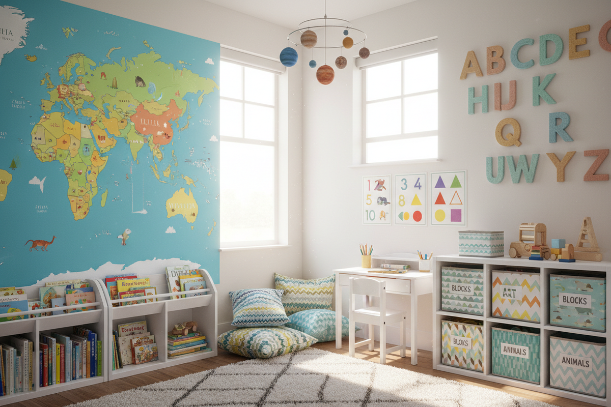 Creative and Educational Décor Ideas for Your Children’s Room