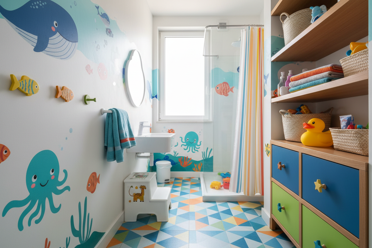 Creative and Fun Bathroom Design Ideas for Kids: Inspiration for Your Little Ones’ Space