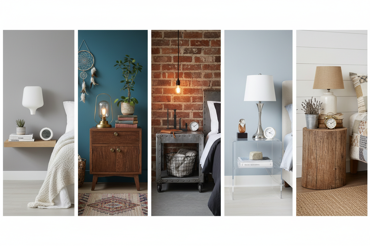 Creative Bedside Table Inspirations for Every Bedroom Style – Wallpics
