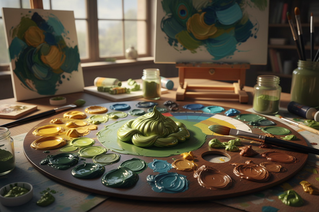 Creative Color Mixing with Green Gold: Transform Your Palette with This Unique Pigment
