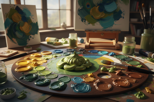 Creative Color Mixing with Green Gold: Transform Your Palette with This Unique Pigment