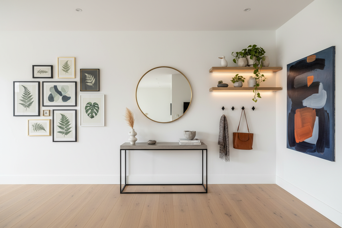 Creative Entryway Wall Décor Inspirations for Modern Homes