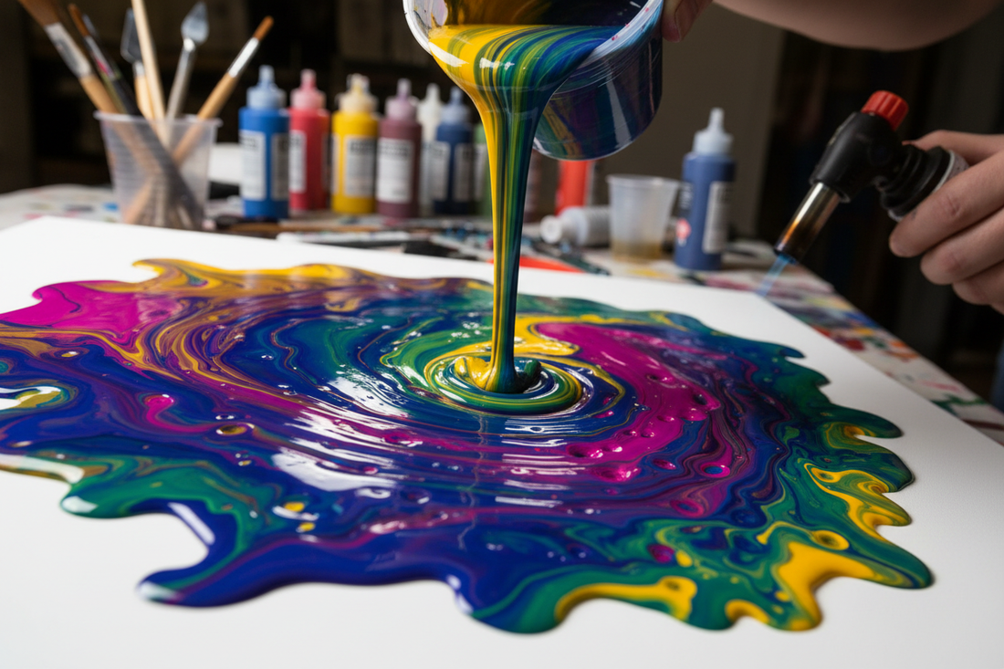 Creative Flow: Jarvis Brookfield’s Deep Dive into AV Fluid Acrylic Paints