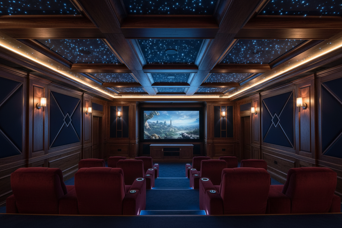Creative Home Theater Ceiling Ideas for a Luxe Interior