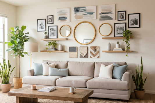 Creative Living Room Wall Décor for a Personalized Home