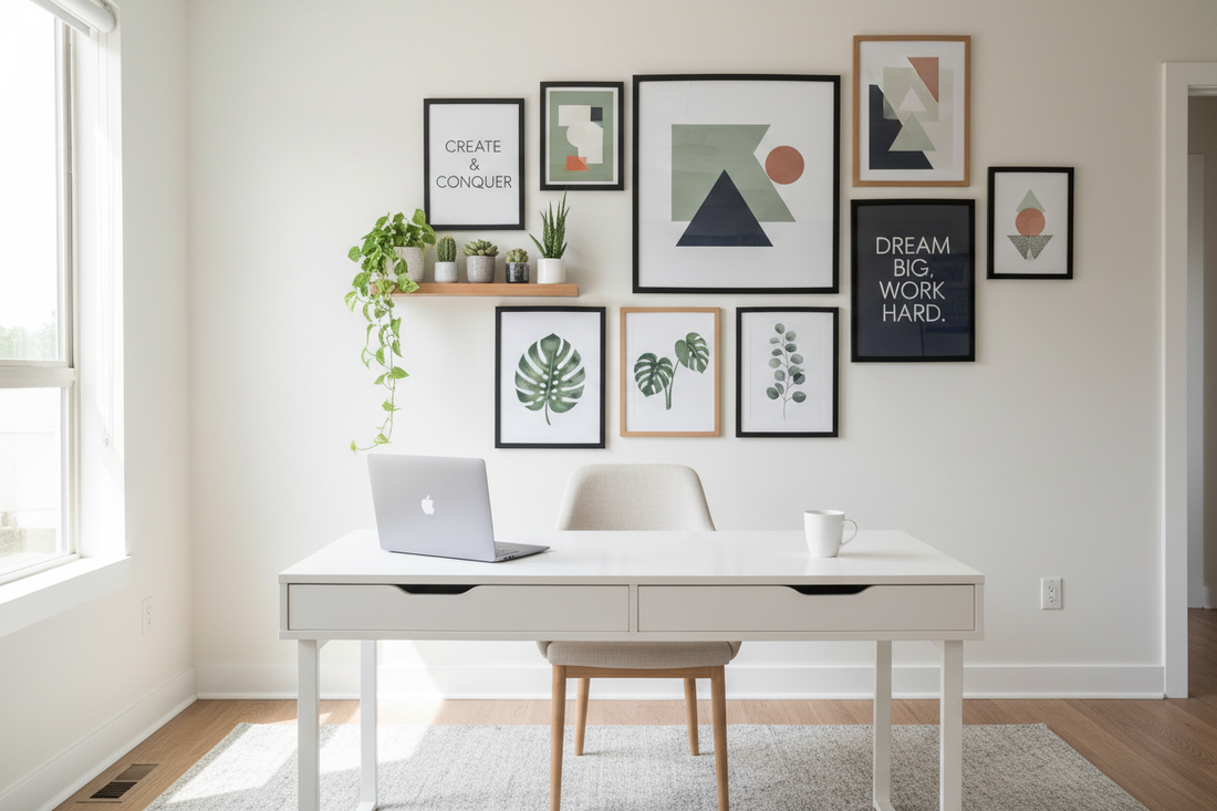 Creative Office Wall Art Ideas to Boost Your Home Workspace