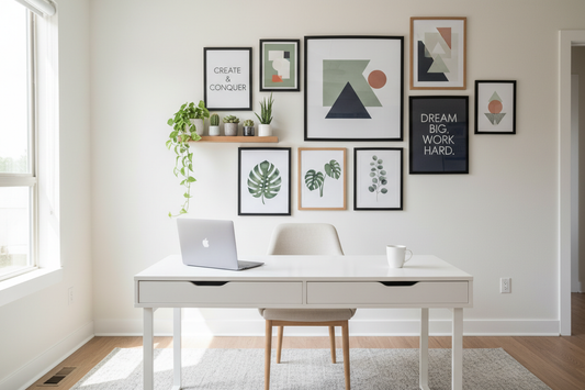 Creative Office Wall Art Ideas to Boost Your Home Workspace