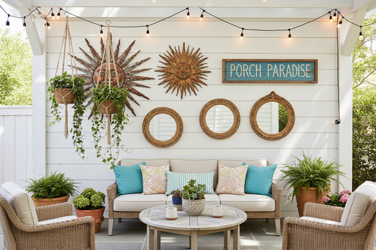 Creative Porch Wall Decor to Elevate Outdoor Spaces