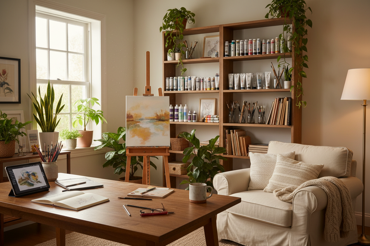 Creative Quarantine: Build Your Art Studio During a Pandemic