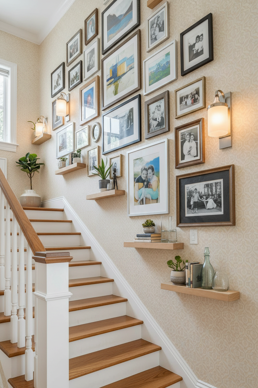 Creative Staircase Wall Decor Ideas to Elevate Your Home