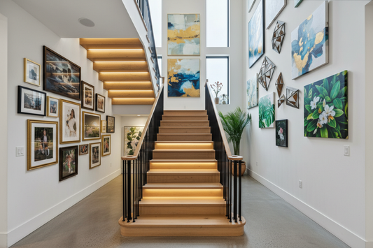 Creative Stairway Designs: Elevate Your Space with Unique Wall Art