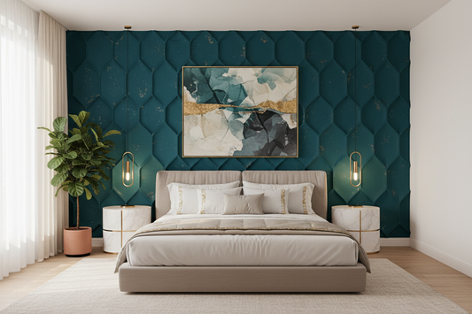 Creative Teal Bedroom Wall Inspirations for 2025