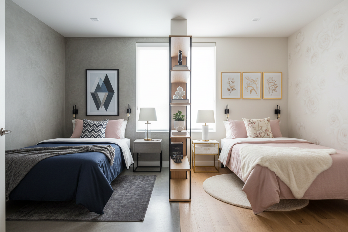 Creative Twin Bedroom Design Ideas for Him and Her