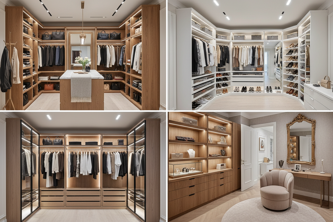 Creative Walk-In Wardrobe Layouts for Every Bedroom