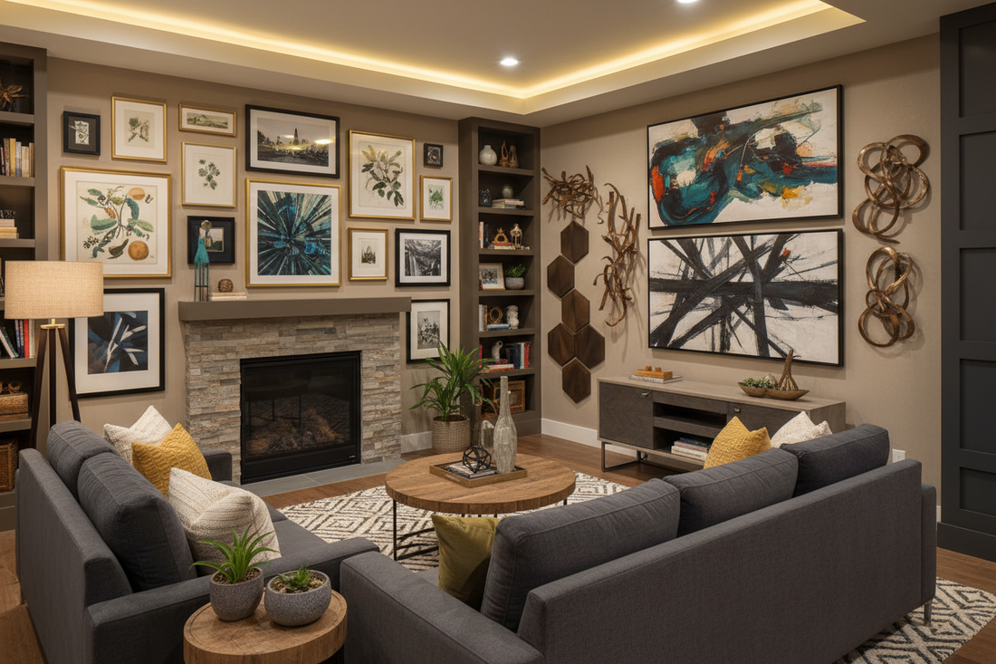 Creative Wall Art Ideas to Elevate Your Basement Space