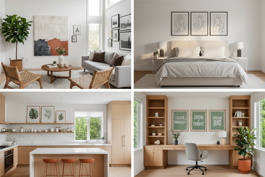 Creative Wall Art Solutions for Every Room in Your Home