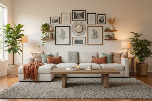 Creative Wall Décor for a Cozy Living Room