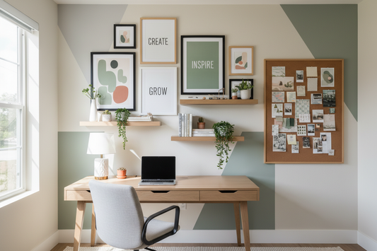 Creative Wall Decor Solutions for Modern Offices and Home Workspaces