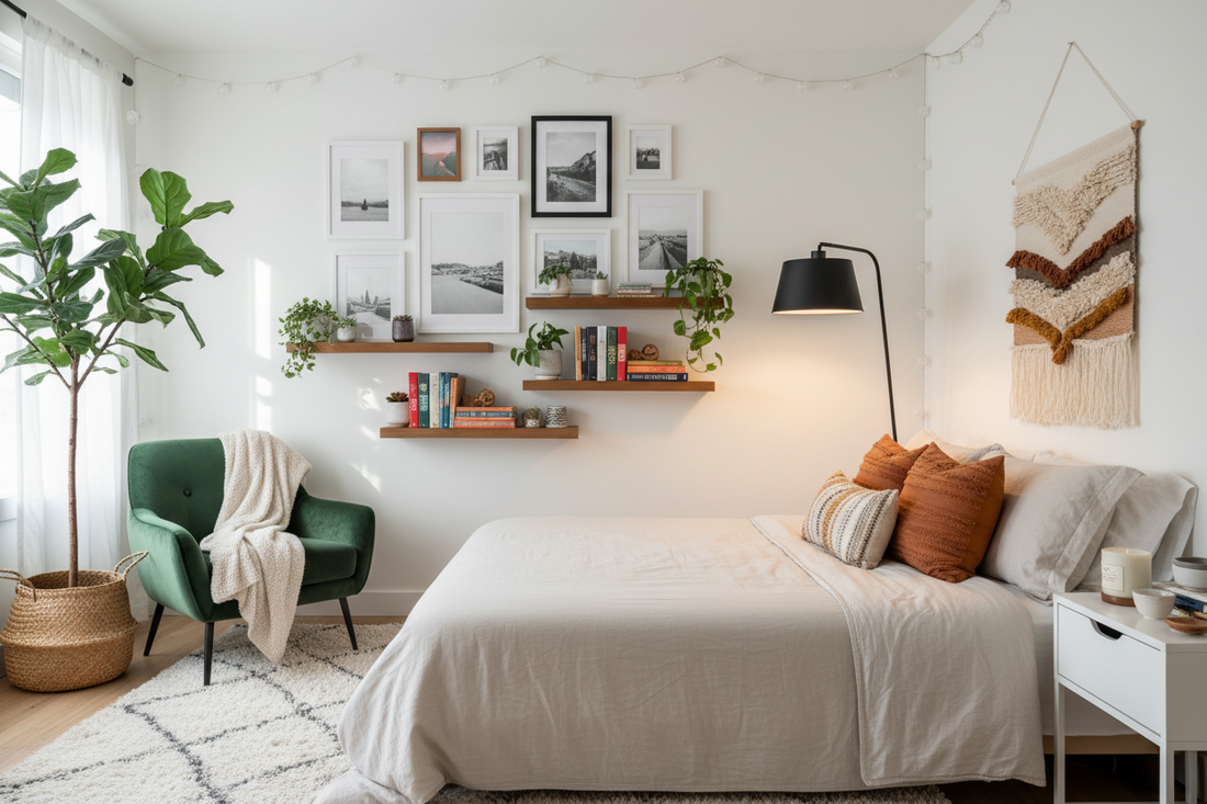 Creative Ways to Decorate a Bedroom with White Walls