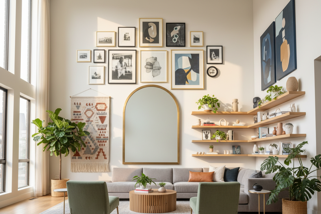 Creative Ways to Decorate Tall Walls