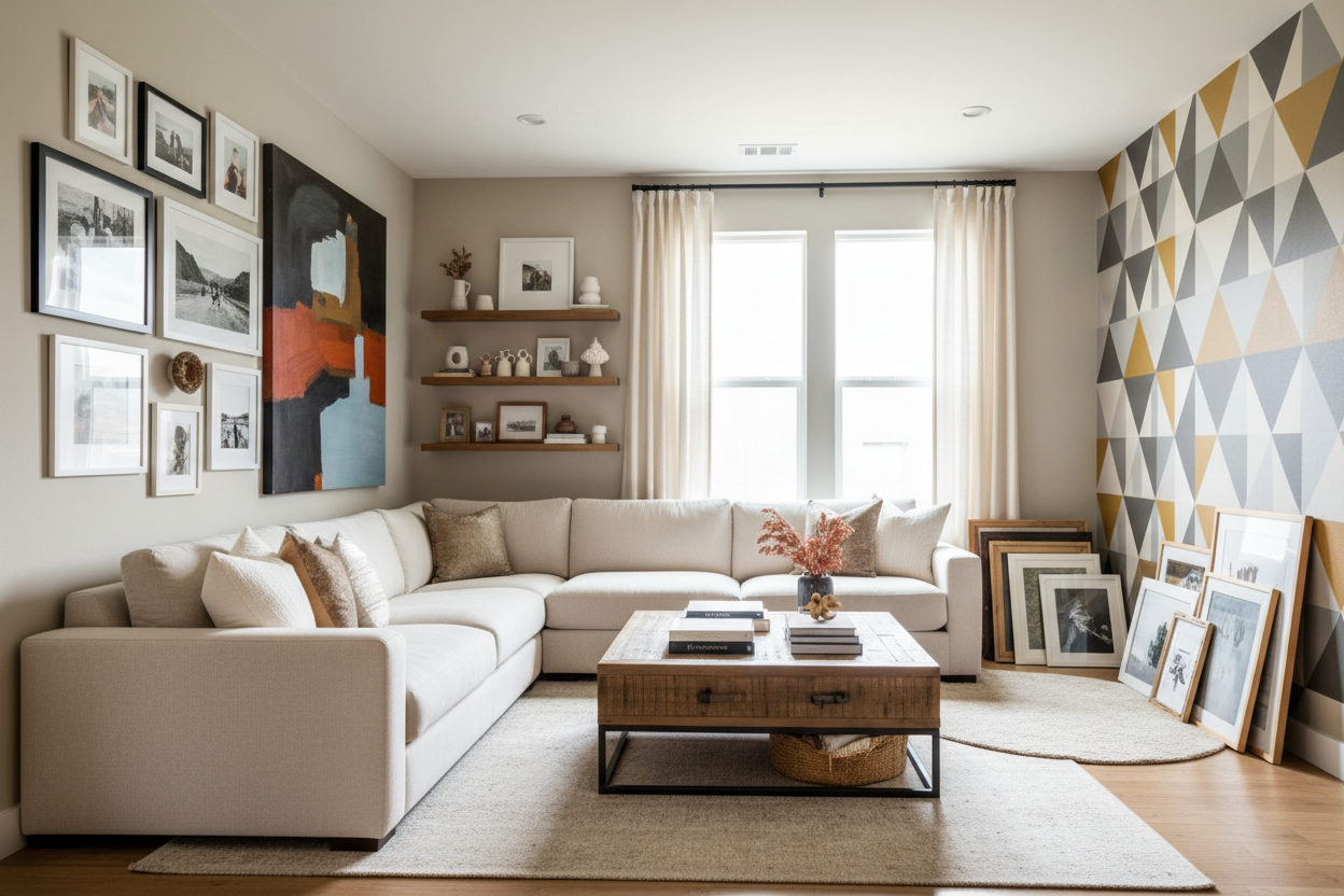 Creative Ways to Transform Family Room Walls with Art – Wallpics