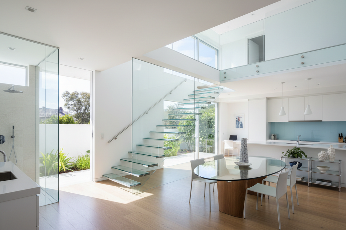 Crystal Clear Style: 8 Toughened Glass Designs That Transform Your Home
