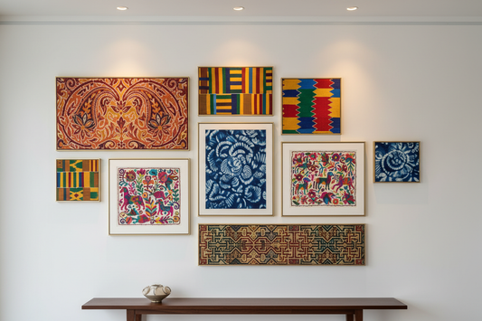 Cultural Textiles on Canvas Prints