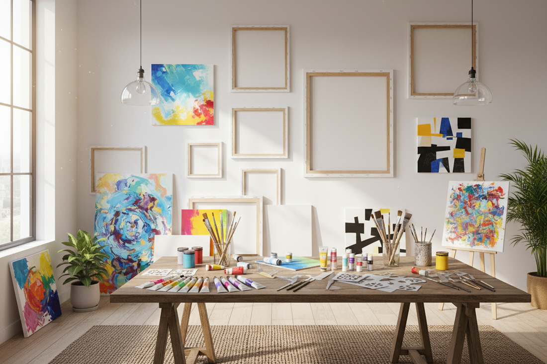 Customize Your Space with DIY Art Canvases