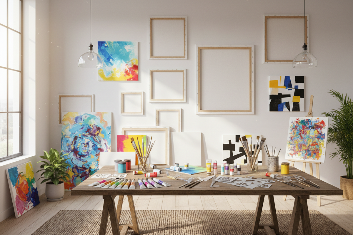 Customize Your Space with DIY Art Canvases