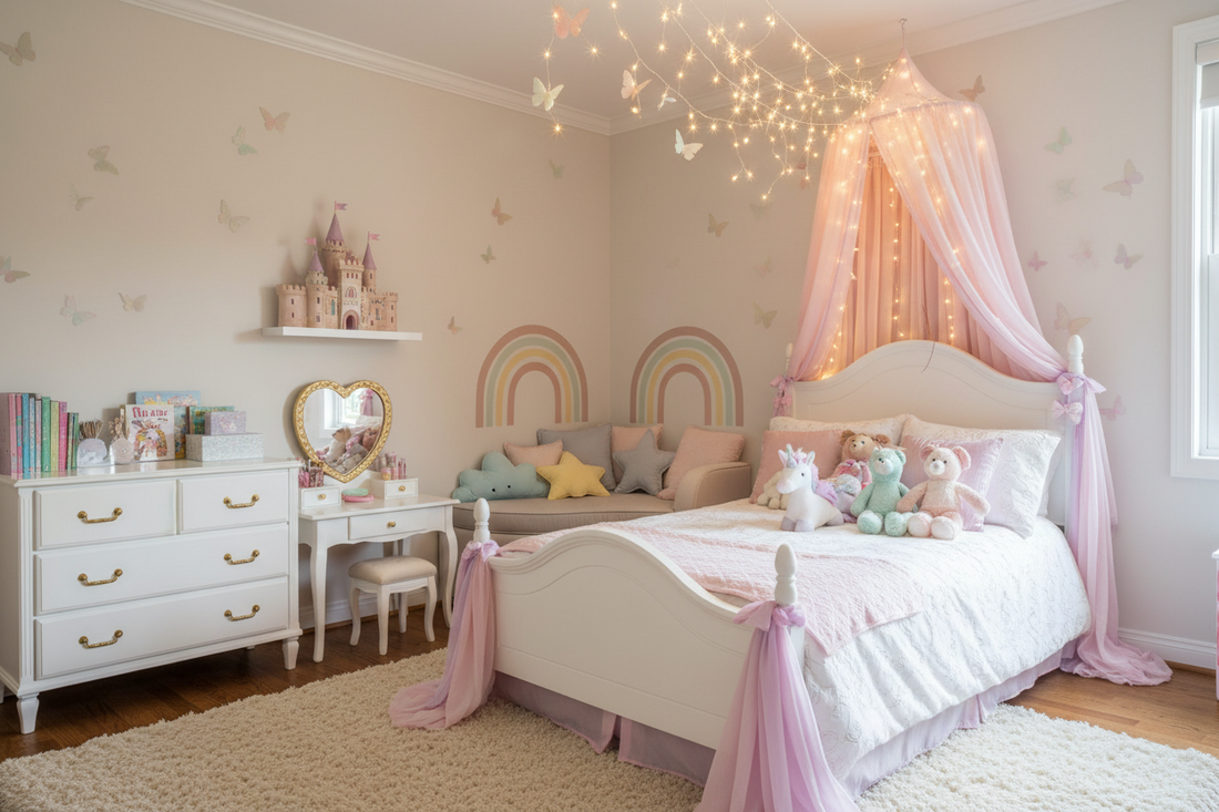 Cute and Whimsical Girls’ Bedroom Designs for Little Princesses
