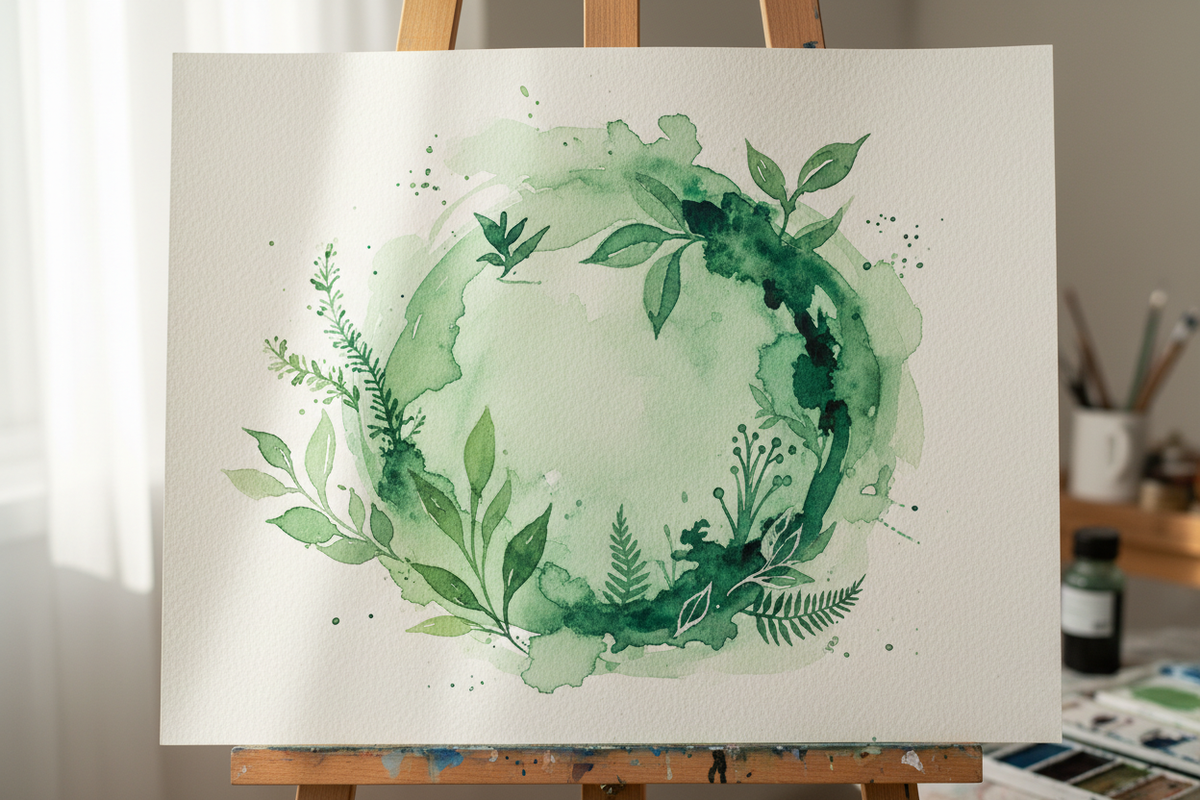 Daniel Smith's Jean Haines' Three Green Watercolors: A Colorful Masterpiece Review