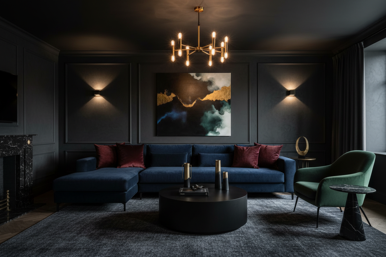 Daring Design with Dark Hues: A Guide to Elevated Interiors – Wallpics