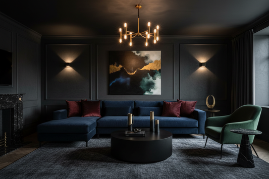 Daring Design with Dark Hues: A Guide to Elevated Interiors