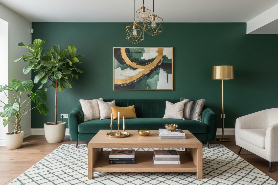 Dark Green Accent Walls: Trendy Ideas for Your Home