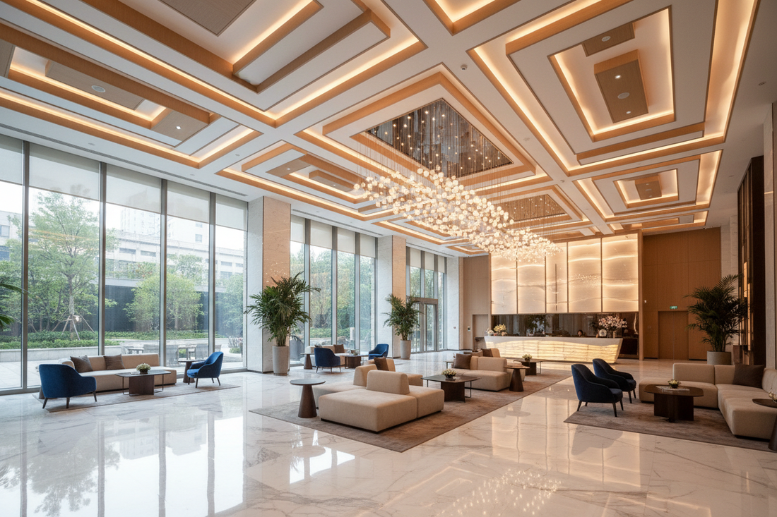 Design the Perfect Lobby: False Ceilings That Impress
