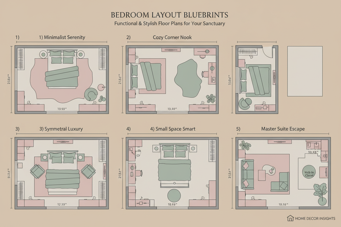 Design Your Dream Room: 5 Functional and Stylish Bedroom Layouts to Try