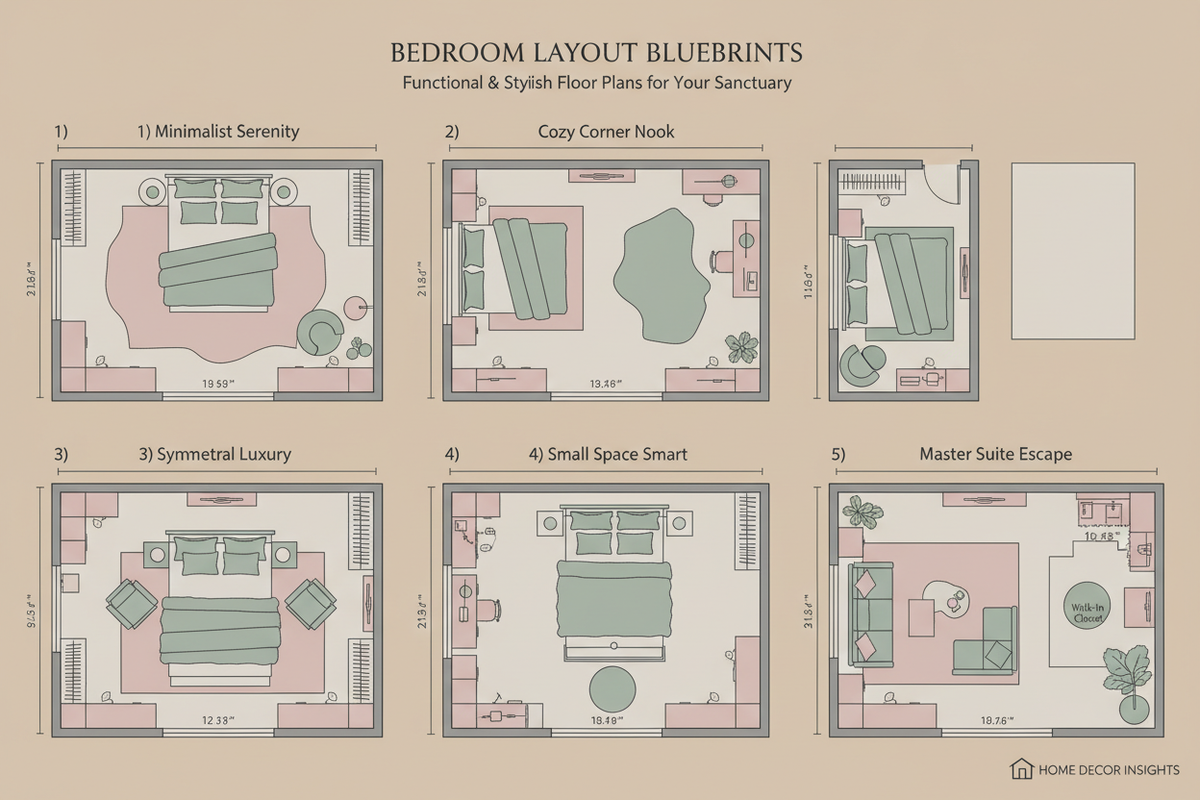 Design Your Dream Room: 5 Functional and Stylish Bedroom Layouts to Try