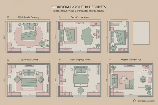 Design Your Dream Room: 5 Functional and Stylish Bedroom Layouts to Try