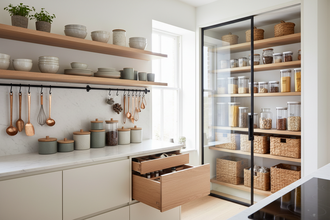 Designer Kitchen Storage Solutions That Combine Style and Utility ...