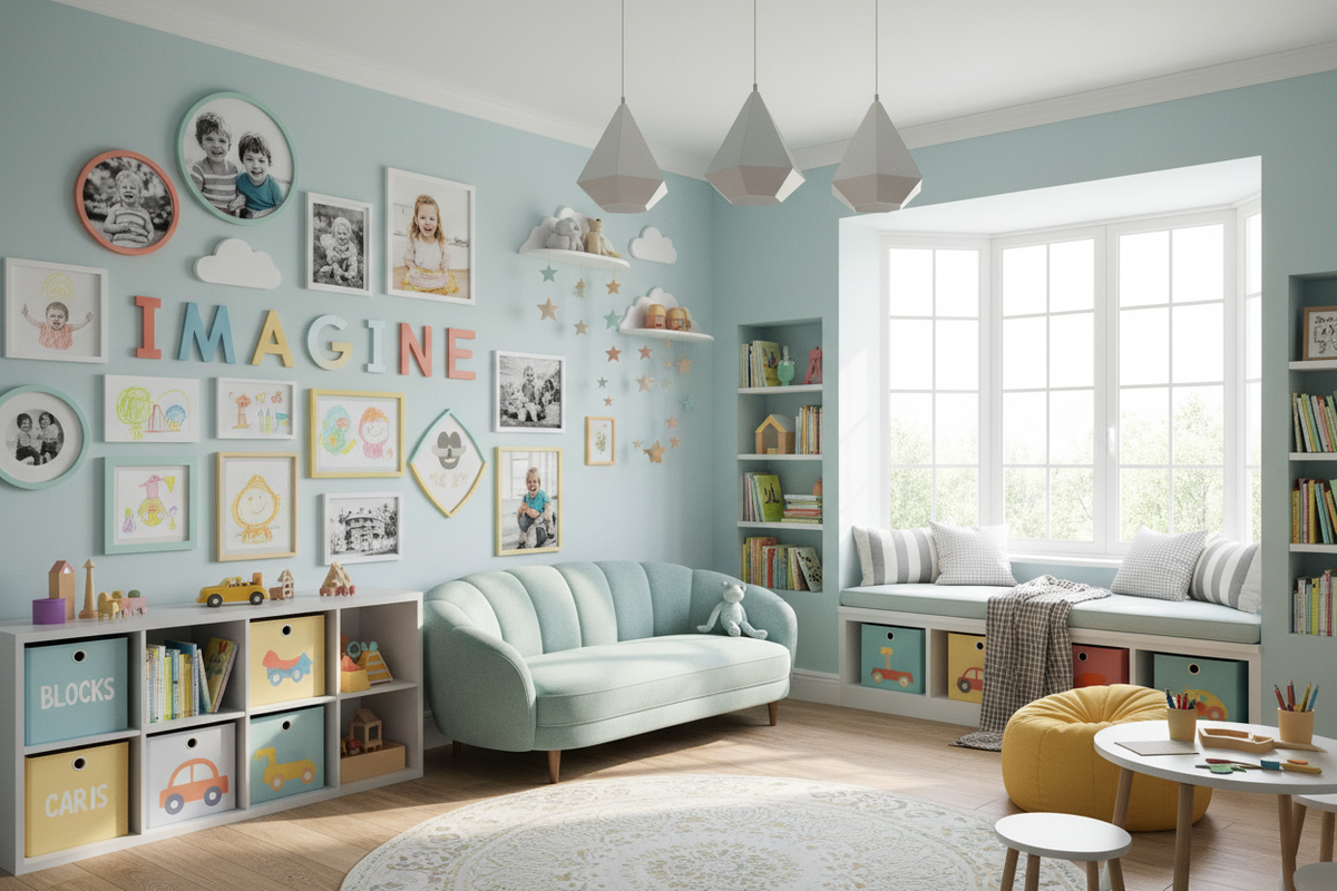 Designing a Creative Haven for Children Through Personalized Wall Art