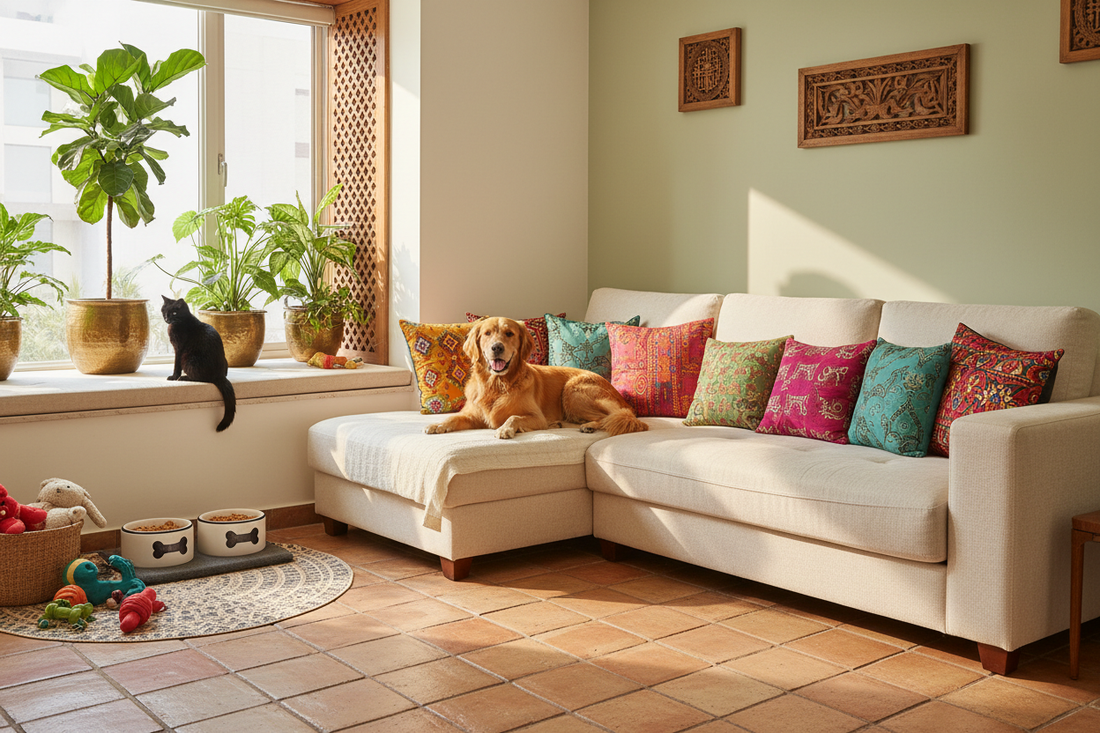 Designing with Paws in Mind: Your Guide to Pet-Friendly Indian Homes