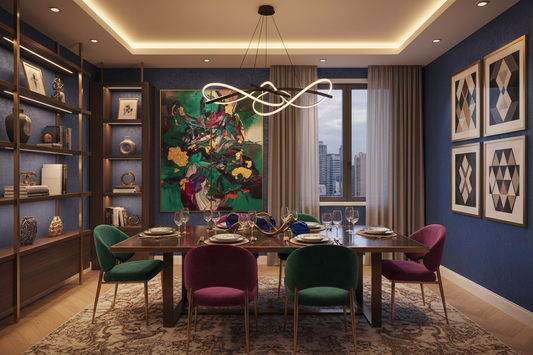 Dine in Style: Elevate Your Space with Artistic Flair