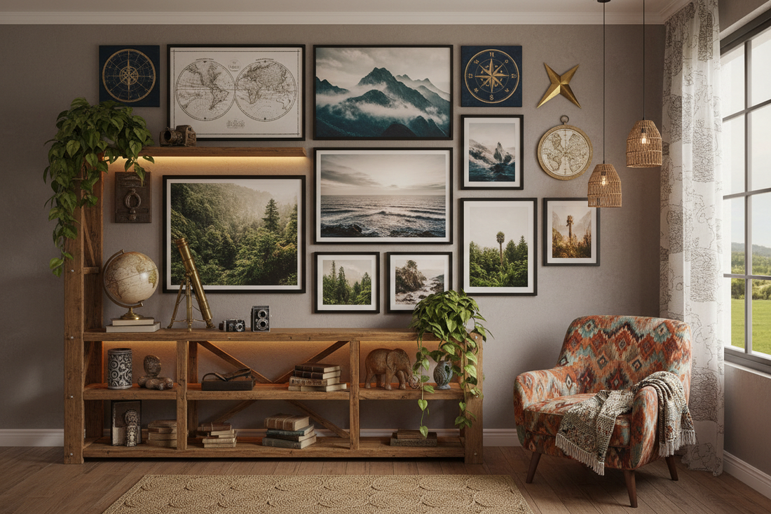 Discover Global Travel Vibes with Nature and Adventure Décor