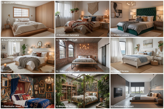 Discover the Hottest Bedroom Trends: 9 Stunning Designs That Combine Aesthetic Appeal, Practical Comfort, and Unique Interior Ideas