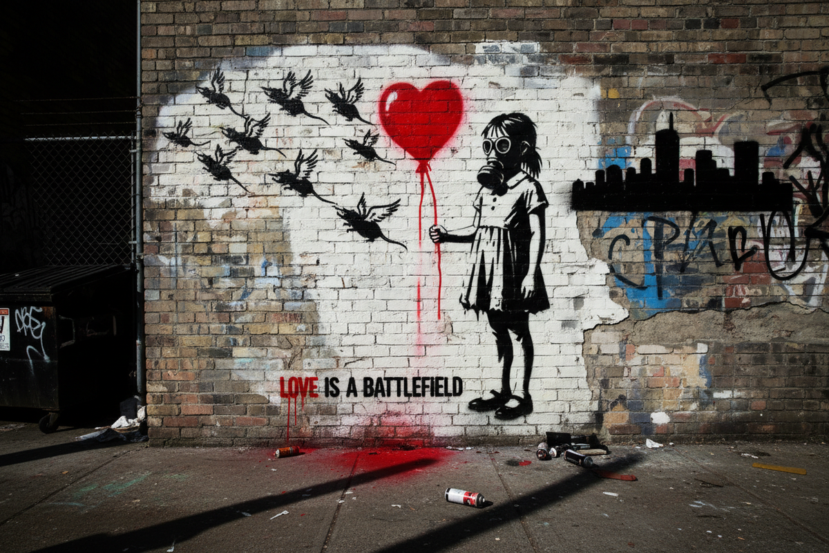 Discover the Latest Street Art by Banksy: A Bold Statement of Creativity