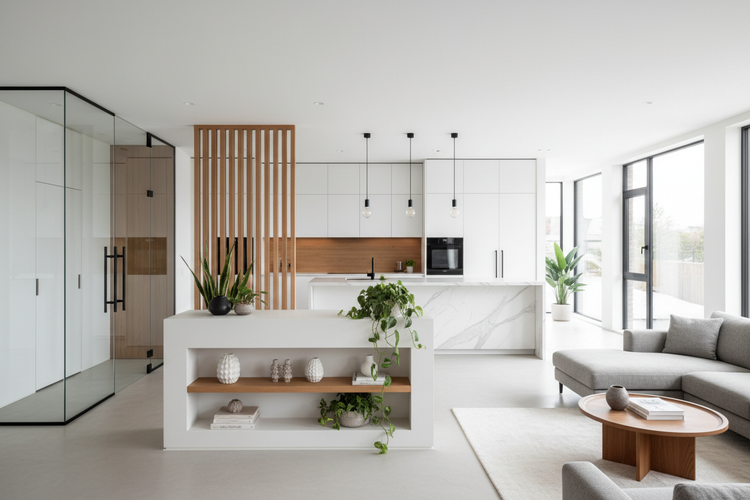 Divide in Style: Innovative Kitchen Partition Ideas for Open Layouts ...