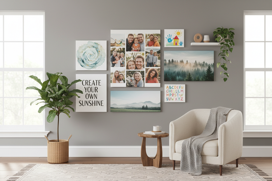 DIY Custom Canvas Print Ideas for a One-of-a-Kind Home Decor