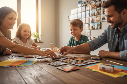 DIY Photo Tile Projects: Interactive Art for Family Bonding