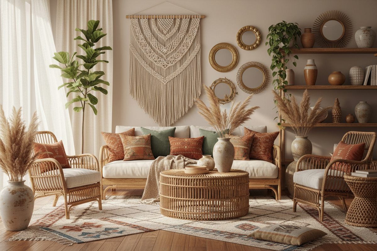 Eclectic Elegance: How to Master Boho Interior Design